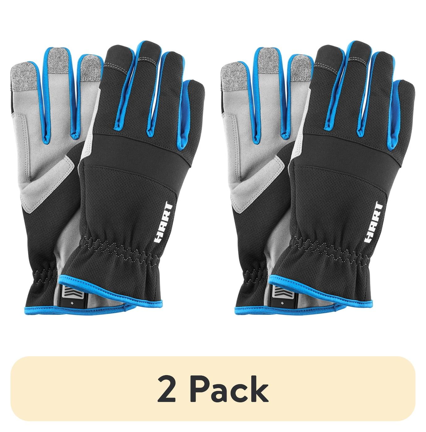 (2 pack) HART General Purpose Work Gloves, Touchscreen Compatible (Extra Large)