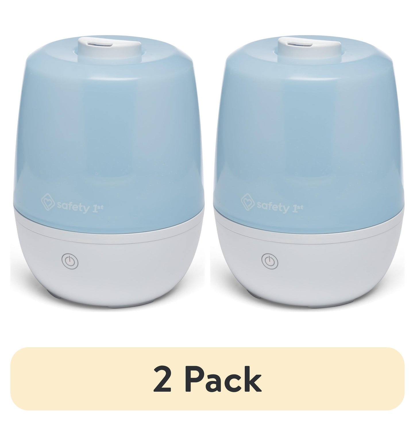 (2 pack) Safety 1st Everyday Compact Cool Mist Humidifier, Air Humidifier, Blue