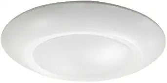 Elite RL677-850L-DIMTR-120-30K-90-WH 14 watt LED 6" Round Surface Mount Disc Light Fixture, 3000K
