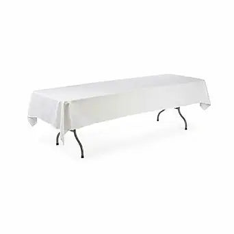 Intedge TCM6464-GREEN Square Tablecloth, 64" x 64", Hemmed Edge, Poly Cotton Blend, Dining and Kitchen Cloth Table Cover, Washable Reusable Fabric, 1 Each, Made in USA