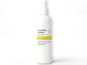 ECZEMA HONEY Antioxidant Body Oil, Sensitive Moisturizing Skin Oil (8 Oz)