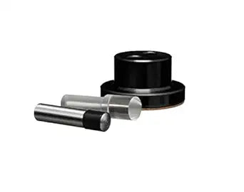 HHIP 8600-4120 Optical Center Punch Set 3-Piece Precision Layout Tool with 9X Crosshair Lens, 3/8" Tempered Steel Punch, Aluminum Body, Cork Base, Fitted Case for Accurate Hole Positioning
