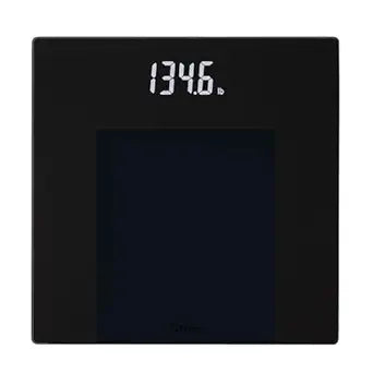 Taylor Digital Bathroom Scale - Smart Scale with Precision Hub App, 400 lb Capacity, 11" x 11" Durable Glass Platform, 0.2 lb Increments, Weight Tracking, BMI, BMR and Multilingual, Black