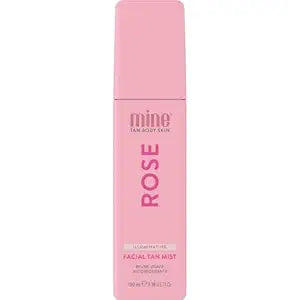 MineTan Rose Water Face Self Tan Mist - Clear Facial Tanning Spray