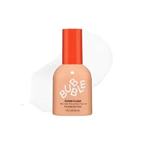 Bubble Skincare Super Clear 2% Salicylic Acid Skin Care Serum - Skin-Soothing Salicylic Acid Serum Enriched with Willow Bark Extract, Colloidal Oatmeal & Antioxidant-Rich Neem Seed Oil (30ml)