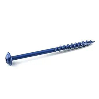 Kreg Blue-Kote Pocket-Hole Screws - SML-C250B-250 - Weather Resistant Pocket Screws - 2-1/2 Inch - Coarse Thread - Maxi-Loc Head - Outdoor - 250 Count