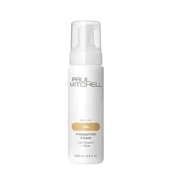 Paul Mitchell Hydrating Foam, Provides Curl Memory + Shine, For Curly + Coily Hair, 6.8 fl. oz