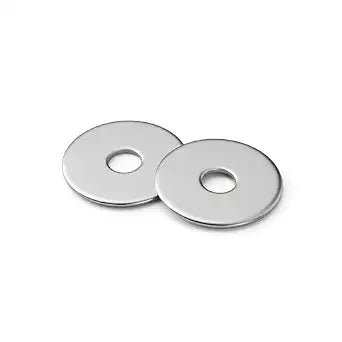 1/2 x 2'' (20 Pack) Stainless Steel Fender Washers, 2'' OD, (18-8) 304 Stainless Steel Metal Repair Washers for Screws and Bolts