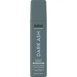MineTan Dark Ash Self Tanner Mousse - 1 Hour Express Fake Tan Foam
