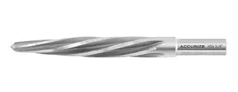 Accusize Industrial Tools H.S.S. Spiral Flute Aligning Reamer, 5/8'' Cutting Diameter, 1/2'' Shank Diameter, 0522-0058