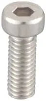 Socket Low Head Cap Screw, DIN 7984, M8-1.25 x 45mm, Stainless Steel A2-70, Hex Socket (Quantity: 100) Coarse Thread, M8 Hexagonal Allen Bolt, Length: 45mm, Partial Thread