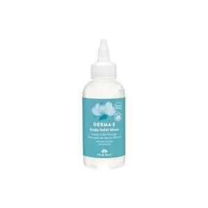 DERMA E Scalp Relief Rinse, 4 Fl Oz, Itchy Scalp Relief Treatment