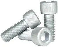 Socket Head Cap Screw, 3/4-10 x 2", Alloy Steel, Zinc, Hex Socket (Quantity: 25) Coarse Thread, 3/4 inch Hexagonal Allen Bolt, Length: 2 inch, Full Thread