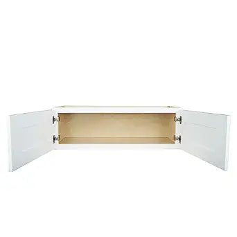 Hollywood Fabiani Design Wall Kitchen Cabinet 33 in. W x 12 in. D x 12 in. H in Shaker White Ready to Assemble