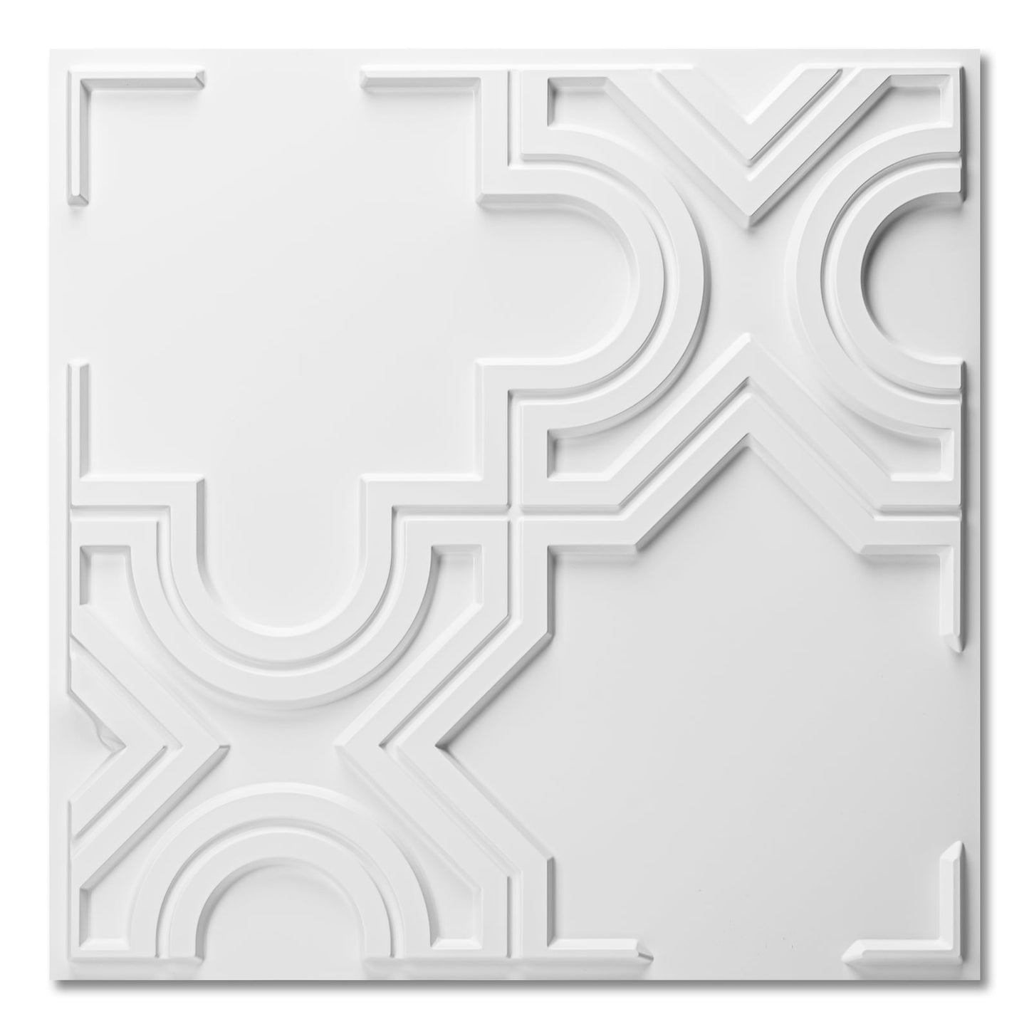 24 in x 24 in Black Drop Ceiling Tiles, 3D PVC Glue Up Ceiling Tiles for Interior Decor, Home, Office,12-Pack,48 Sq.Ft/case