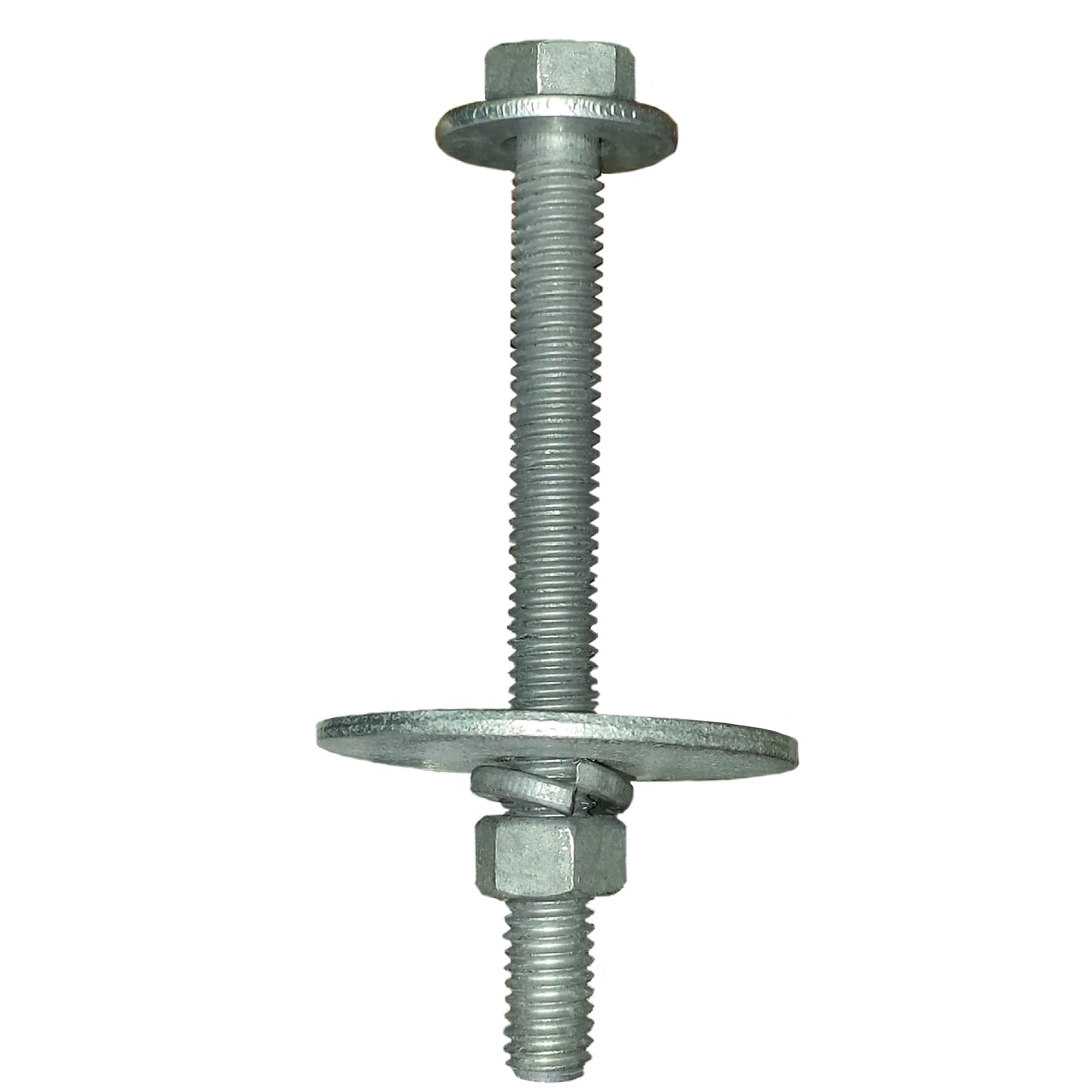 Multinautic 3/8 in. Dia. Hex Bolt and Washer Kit for Dock Installation, 3-1/2 in. long, 12-Pack