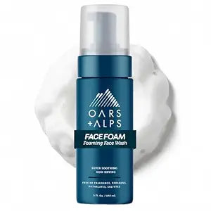 Oars + Alps Mens Foaming Face Wash, Dermatologist Tested, 1pk, 5 Fl Oz