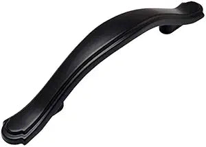 Cosmas 25 Pack 8816FB Flat Black Cabinet Hardware Handle Pull - 3" (76mm) Hole Centers