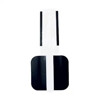 Magnetic Door Hinge Masking Shields for Painting - 3.5" for Residential Doors - 50-Pack