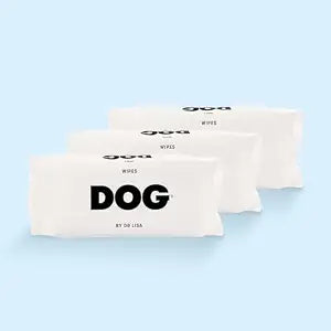 DOG by Dr Lisa - Dog Wipes - Plant-Based, Natural Bathing Wipes for Dogs - Made from 100% Compostable Bamboo - Vet-Created - Vegan, Non-Toxic - 240 Count