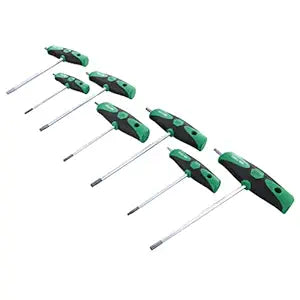 Wiha 36497 T-Handle Torx Wrench with Cushioned Grip and Side Driver, Multi-Color, 17.272 in L x 28.448 in W x 8.636 in H