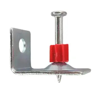Powder Actuated Fasteners .300 Pins with accessory, 100pcs/pack (90 Angle Clip, 1-1/4")