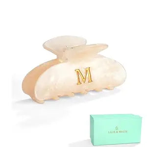 LILIE&WHITE Teacher Appreciation Gifts Acrylic Letter Hair Clips For Women