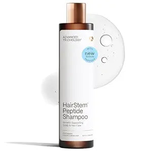 Hairstem™ Peptide Shampoo for Hair Growth | Peptide-Infused for Fuller, Stronger Looking Hair | Copper Tripeptide-1, Biotinoyl & Acetyl Peptides + Botanical Nutrients