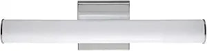 Maxim Lighting Rail 18" Bath Vanity Light | Polished Chrome Aluminum Finish | Transitional Indoor Light Fixture | Ideal for Bathrooms & Powder Rooms | Dimmable Damp Rated | 52100PC