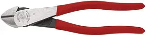 Klein Tools D248-8 Pliers, Made in USA, Diagonal Cutting Multi-Purpose Pliers with Angled Head, High-Leverage Design, and Short Jaw, 8-Inch