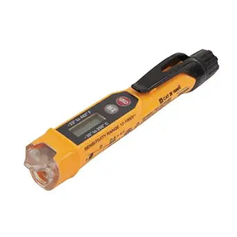 Klein Tools NCVT-4IR Non-Contact Voltage Tester, 12-1000V AC Pen with IR Thermometer -22 to 482-Degree Fahrenheit, LED and Audible Alarms, Pocket Clip