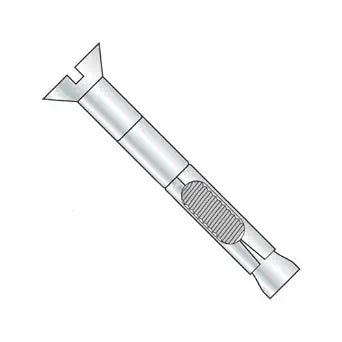 1/4" x 3" Sleeve Anchors/Flat Head/Steel/Zinc (Carton: 100 pcs)