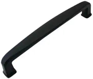 25 Pack - Cosmas 4392-128FB Flat Black Modern Cabinet Hardware Handle Pull - 5" Inch (128mm) Hole Centers