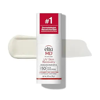 EltaMD UV Skin Recovery 100% Mineral Face Sunscreen, SPF 50