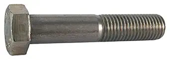 M10-1.50 x 50mm Hex Head Cap Screws, Stainless Steel A4, Plain Finish (Quantity: 50 pcs) - Coarse Thread Metric, Partially Threaded, Length: 50mm Metric, Thread Size: M10 Metric