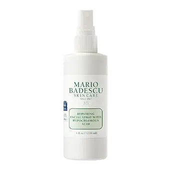 Mario Badescu Repairing HOCl Facial Spray with Hypochlorous Acid ��� Soothes & Calms Angry, Irritated Skin, Reduce Redness & Flare-Ups ��� pH Balancing, Non-Irritating Cleanser, Fragrance-Free