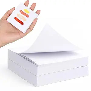 100 Sheets Disposable Nail Polish Palette Paper Nail Art 3x3 in