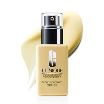 Clinique Dramatically Different Moisturizing Lotion+ SPF 35 | Face Moisturizer With SPF, Glycerin, & Hyaluronic Acid | Hydrating + Sun Protection