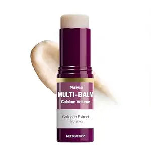 Calcium Volume Multi Balm Stick - Anti-Wrinkle & Hydrating Collagen Treatment for Face, Eyes,Lips & Neck, Firming,Smoothing & Nourishing Balm(B1)