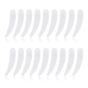 Cosmetic Spatulas 100 PCS Mini Makeup Spatula White