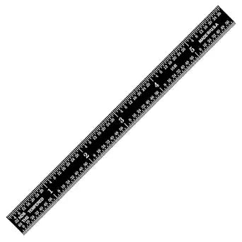 PEC Tools Made in USA 6 Inch Metal Ruler
