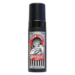 UPPERCUT DELUXE Foam Tonic – Light Hold Hair Mousse for Men | Pre-Styler, Heat Protectant & Styling Foam | Adds Natural Shine & Volume | Water-Based Hair Tonic for All Hair Types | 5 fl. oz., 150ml