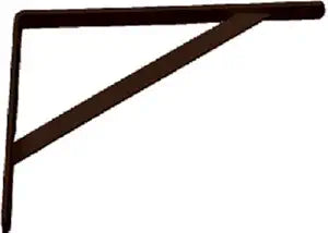 Knape & Vogt 208 Blk 400 16 Black Super-Duty Ultimate L-Bracket4