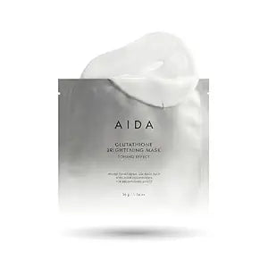 AIDA Glutathione Hydrating Face Mask, Korean Sheet Mask for Glass Glow Skin