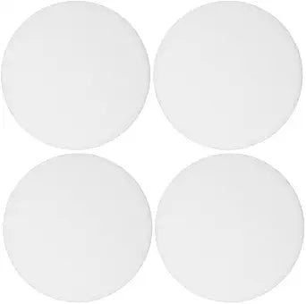 4pcs Ceiling Light Diffuser Shades, 5" Plastic Round Spotlight Diffuser Anti-Glare Downlight Covers Eye Protective Light Accessories DIY Shield for Led Downlight Spotlight, Frosted White (5.27Inch)