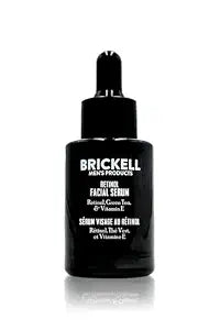 Brickell Men's Retinol Skin Care Serum Treatment For Firming Face Lines & Eye Wrinkles, Deep Hydrating Facial Serum For Anti-Aging, With Retinol, Aloe, and Vitamin E, Fragrance Free, 1 Ounce