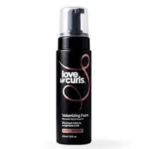 Love Ur Curls Volumizing Mousse for Curly Hair - Anti Frizz Soft Hold