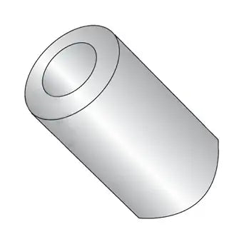 1/4" OD Round Spacers / #8 x 1/8" / Brass/Nickel/Outer Diameter: 1/4" / Hole Size: #8 / Length: 1/8" (Carton: 500 pcs)