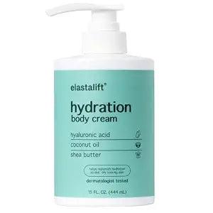 Elastalift Hyaluronic Acid Moisturizer Body Lotion | Anti Aging Skin Care Body Cream & Face Lotion Diminishes Look Of Wrinkles, Sagging Skin, Dry Skin, 15 Fl Oz