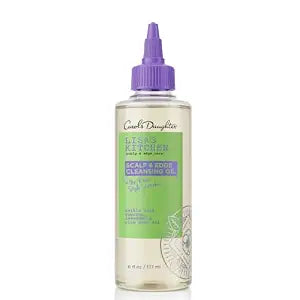 Carol's Daughter Scalp & Edge Cleansing Oil, No-Rinse Lightweight Formula, Nourishing, for All Hair Types, Dissolves Buildup and Styling Residue, with Rice Bran Oil, Nettle Leaf, Soursop and Lavender